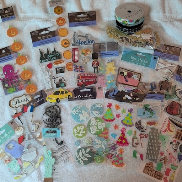 Scrapbooking Supplies Lot #4 - Picture 1 of 4